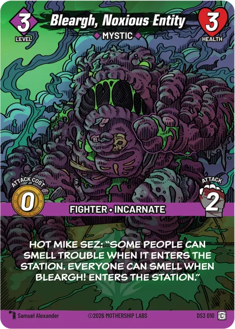 Bleargh, Noxious Entity