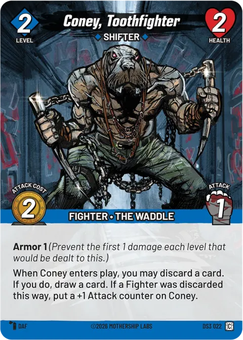 Coney, Toothfighter