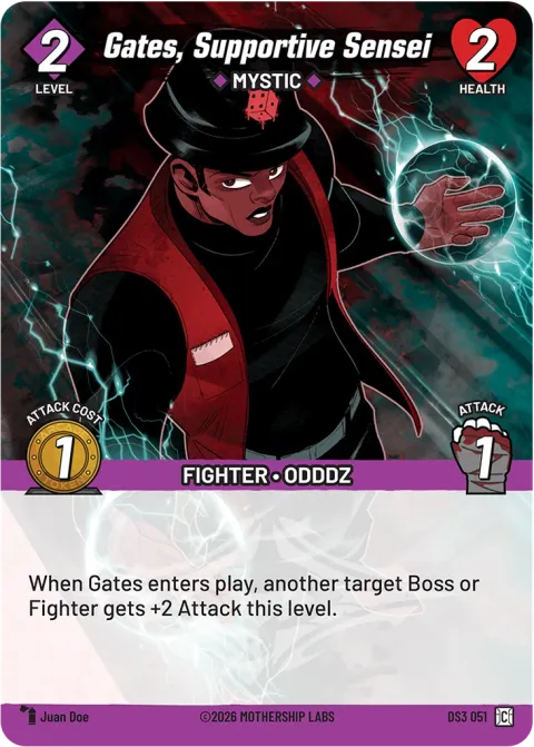 Gates, Supportive Sensei