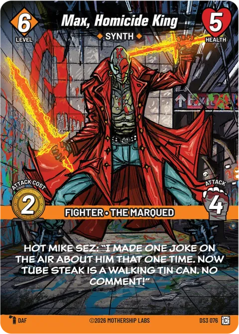Max, Homicide King