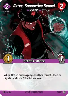 Gates, Supportive Sensei